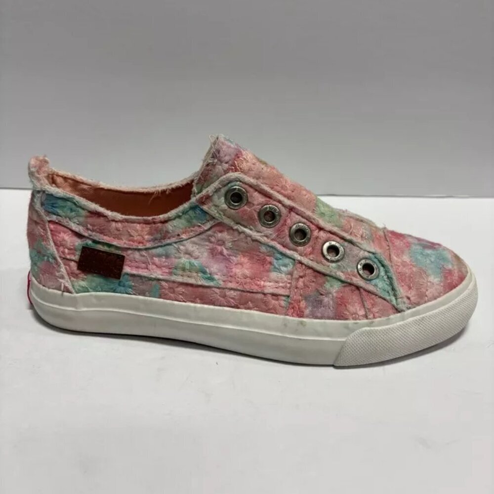 Blowfish Malibu Big Kids’ Play Slip-On Sneakers Floral, Girls’ Size 4 M